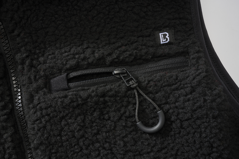 Brandit Teddyfleece елек флисов, черен