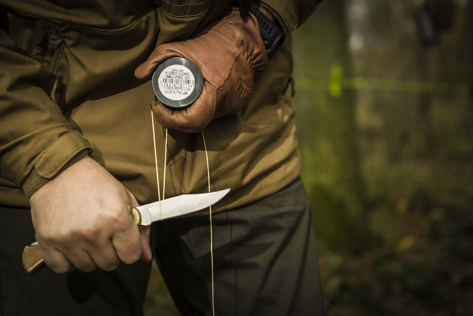 ATWOOD® Nano лано кевларово 75 mm стоп, жълта (K300)