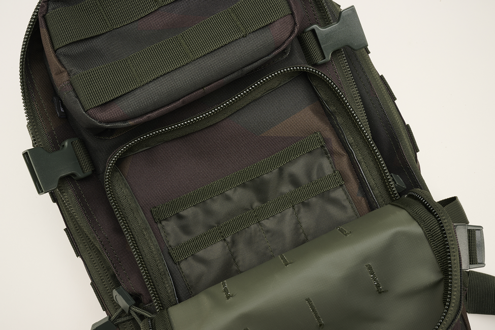 Brandit US Cooper Medium раница 25L, тъмно горски камуфлаж