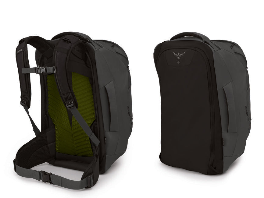 OSPREY FARPOINT 55 пътна раница, тунелно зрение сив