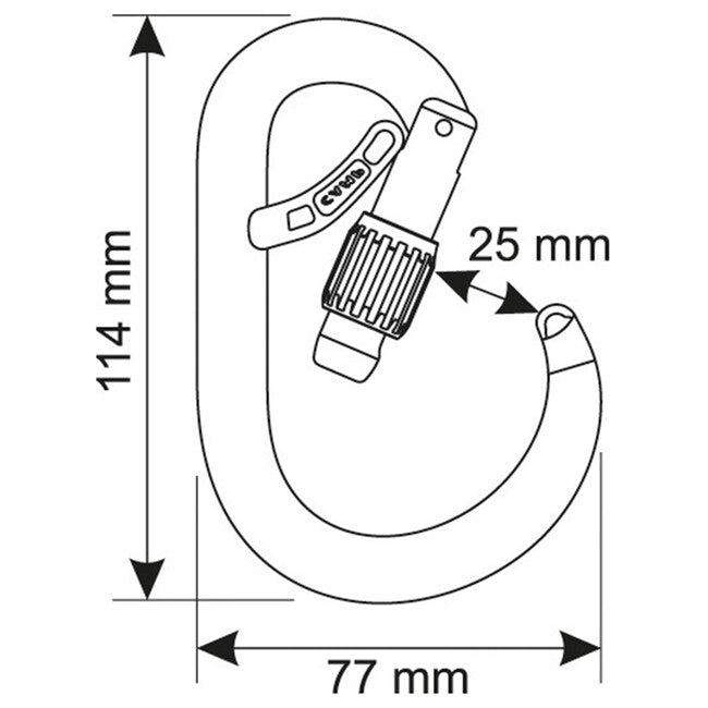 CAMP Core беле Lock карабина HMS