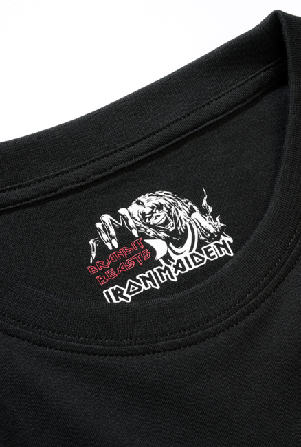 Brandit Iron Maiden тениска Number of Beast I, черна