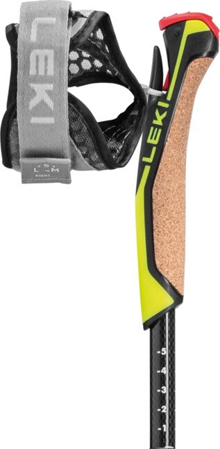 LEKI Speed Pacer Vario Nordic Walking палки, светлосива-черна-неонова жълта
