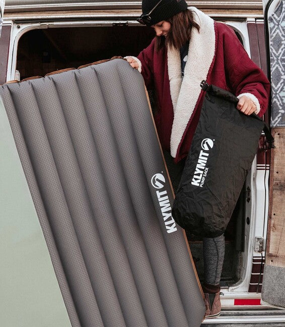 Klymit Flip Valve чувал за надуване, сив