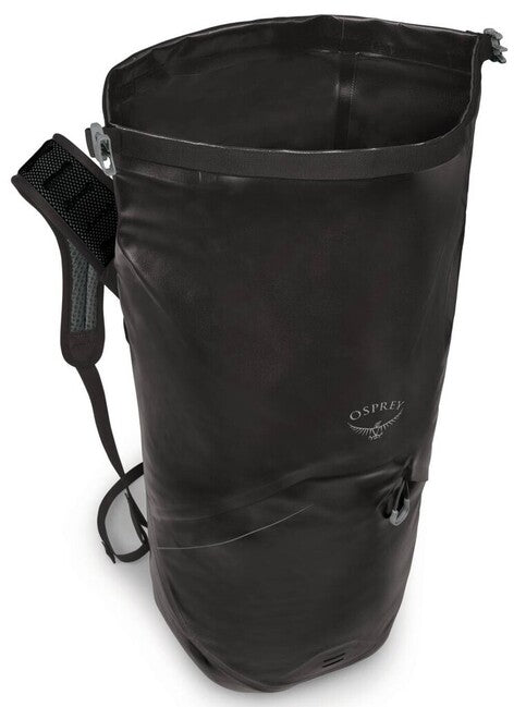OSPREY TRANSPORTER ROLL TOP WATERPROOF градски раница 25, черна
