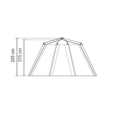 Coleman Octagon палатка за 8 лица, синя