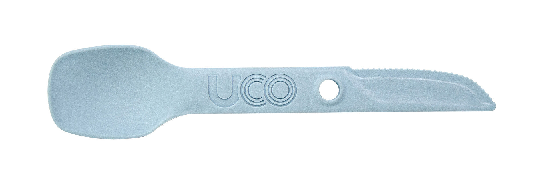 UCO Switch разширяема найлонова комплект прибори Spork със синджир за закрепване и държач за вилица, stoneblue