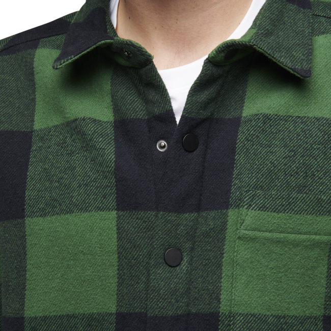 Black Diamond Project Lined Flannel фланелна риза мъжка, palm зелено-черно каре
