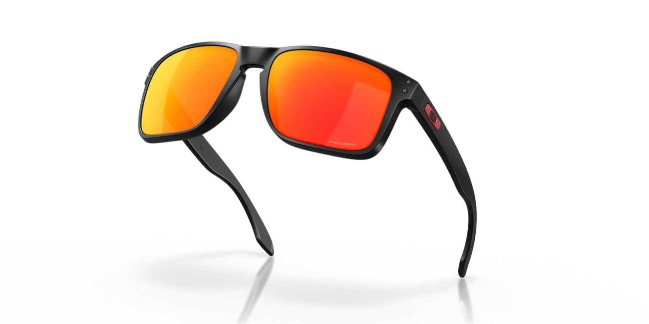 Oakley HOLBROOK XL слънчеви очила с рамка Matte Black и лещи Prizm Ruby, 59