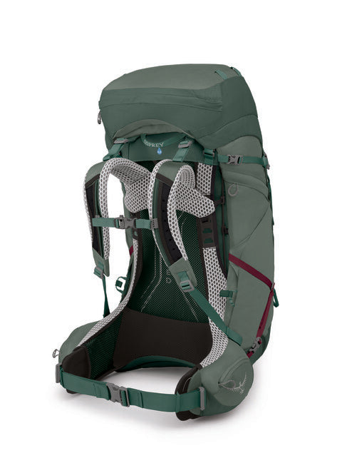 OSPREY AURA AG LT 65 туристическа раница, кошерет/darjeeling пролетен зелен