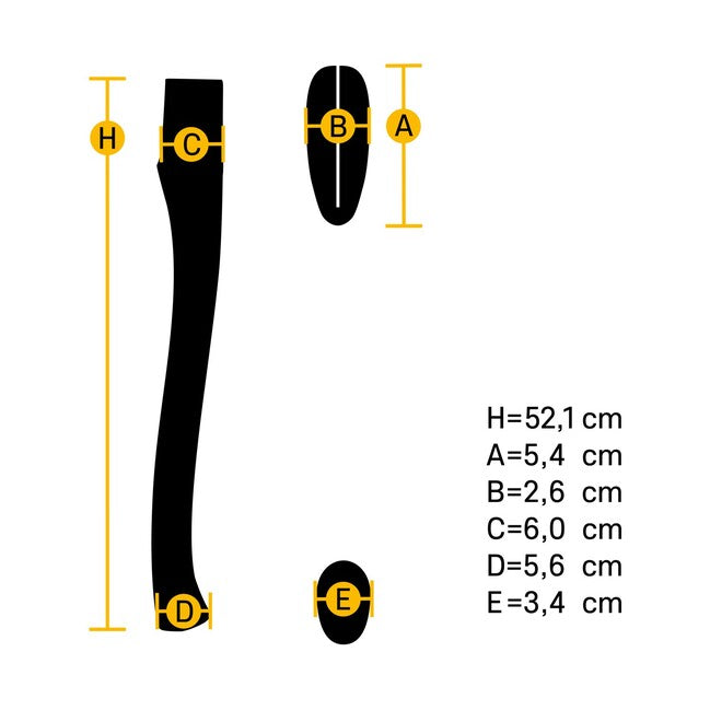 Hultafors Premium Curved HB AHC 500-50x20 HB дръжка на брадва 842710 id