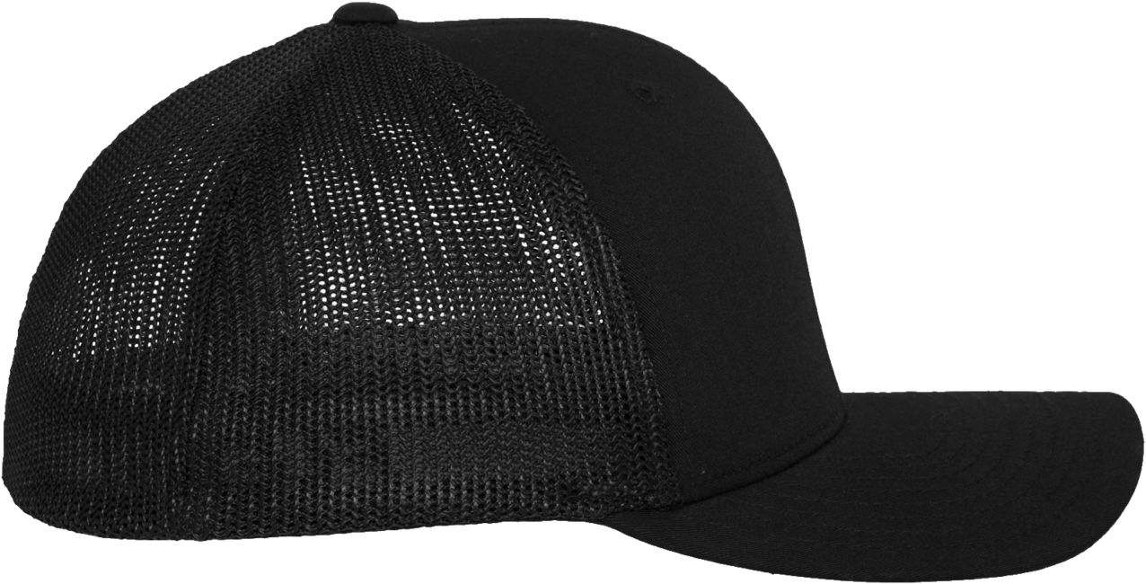 Brandit Flexfit Mesh Trucker мрежеста шапка с козирка, черна