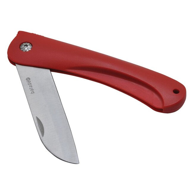 Baladeo ECO191 Birdy джобен нож, острие 8 см, стомана 2CR13, дръжка PP, червена