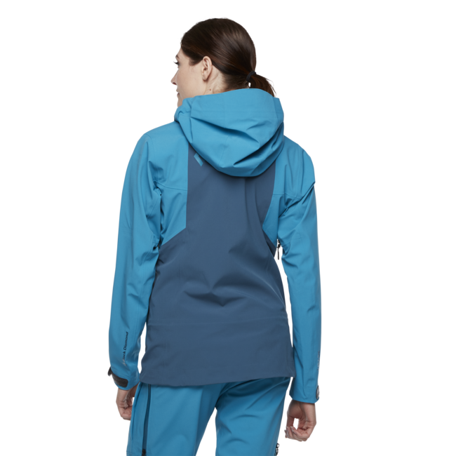 Black Diamond Recon Stretch Ski Shell ски яке дамски, синьо-азурит