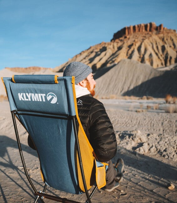 Klymit Ridgeline сгъваемо кресло, синьо