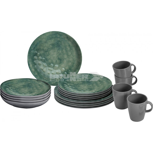 Brunner Lunch Box Venetian Set готварски комплект за кампување, зелен