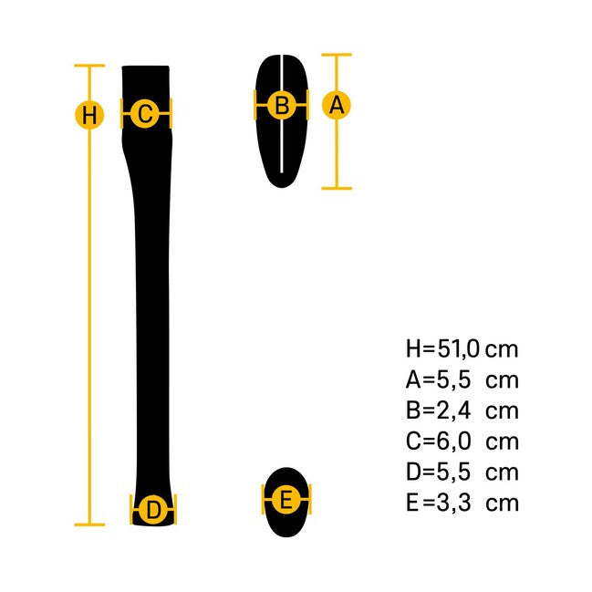 Hultafors HB AHS 500-50x20 HB дръжка на брадва права 842730 id