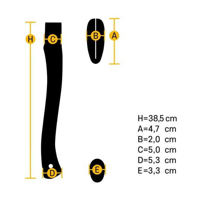 Hultafors Premium Curved дръжка на брадва HB AHC 375-43X18 HB 842701 id