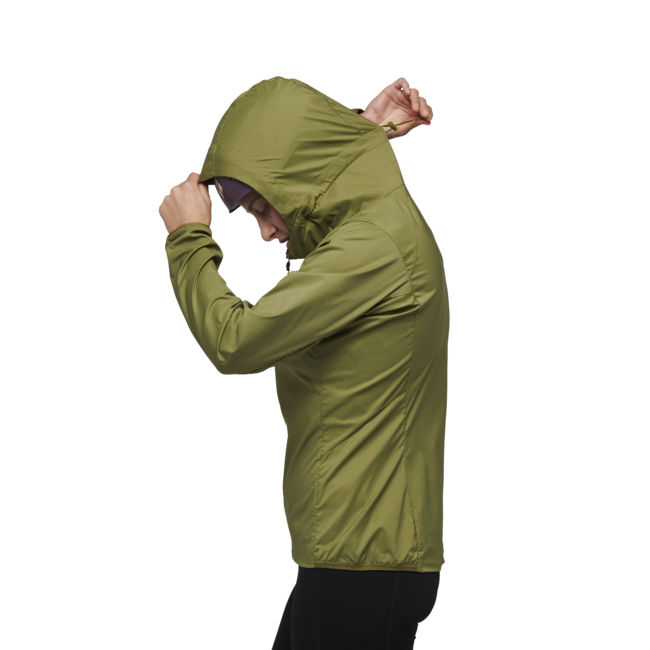Black Diamond Alpine Start Hoody ултралек яке софтшел дамско, крег зелено