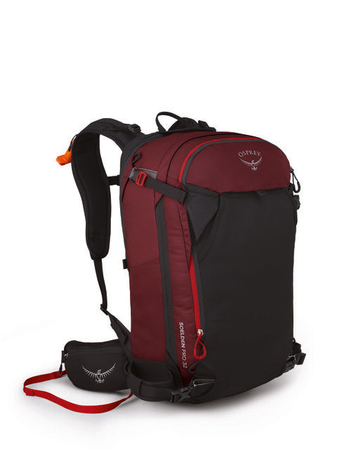 OSPREY SOELDEN PRO AVY 32 II ските туристическа раница, червен планински