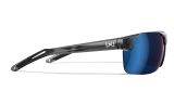 Wiley X Prime Слънчеви очила Captivate Polarized синьо огледало, глосово кристално сиво