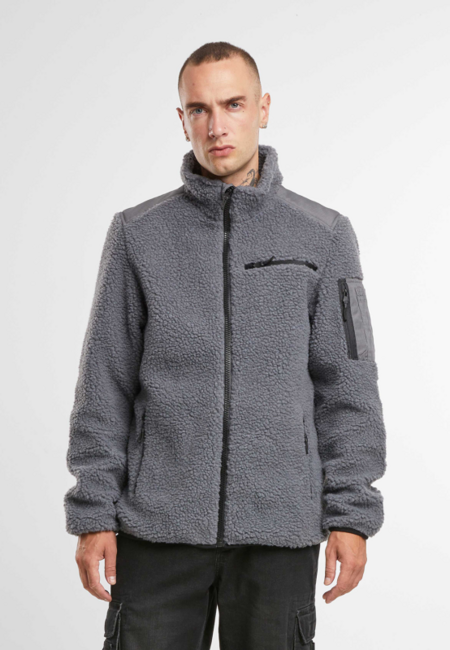 Brandit Ramble яке флисов мъжко Teddyfleece, антрацитово
