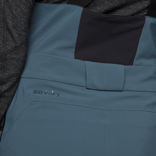 Black Diamond Recon Stretch Bibs панталон дамски с тракми, азурит