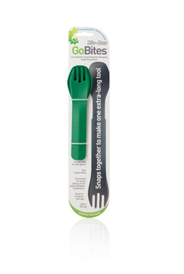 Humangear GoBites BIO DUO прибори, зелени