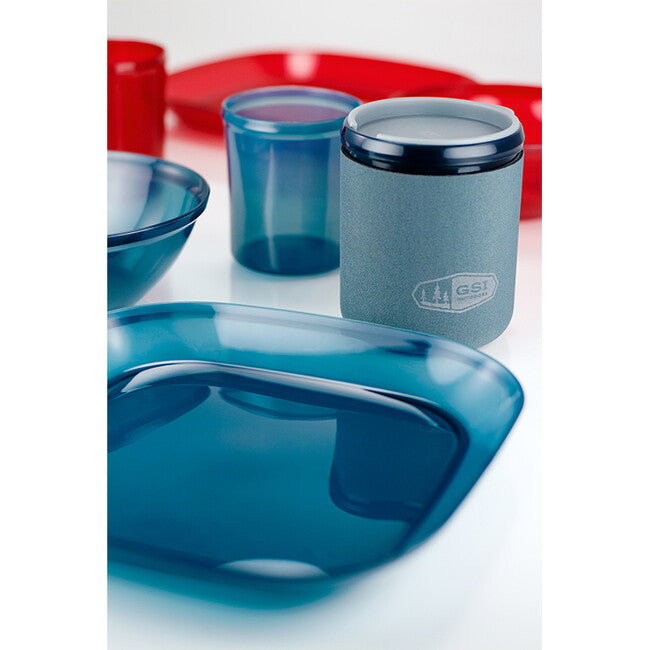 GSI Outdoors Infinity луксозен комплект съдове за 4 персони Multicolor Person Deluxe Tableset