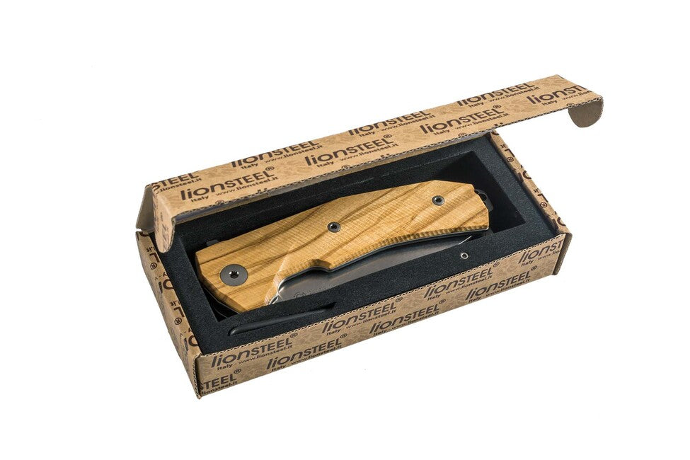 Lionsteel KUR UL джобен нож с острие Sleipner, много здрав