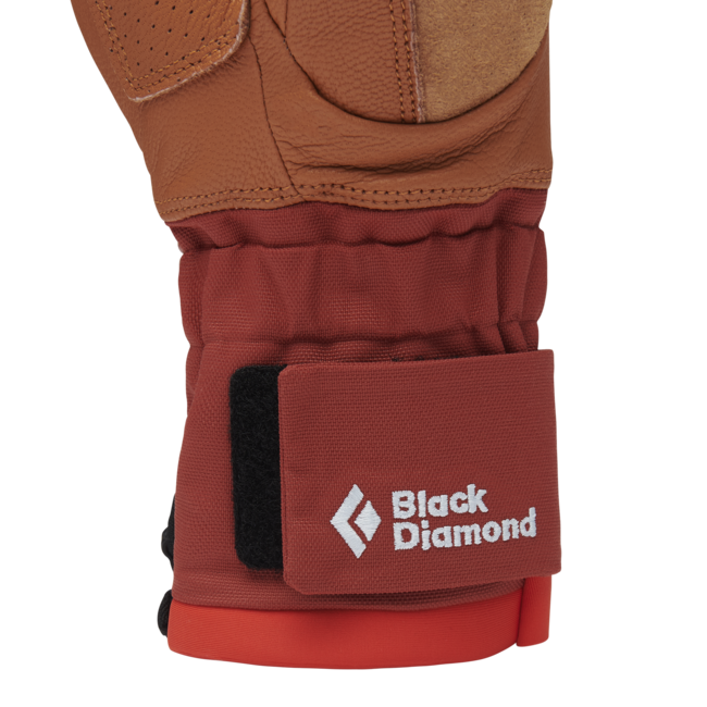 Black Diamond Impulse ръкавици зимни дамски, henna-осигуряване синьо