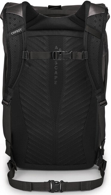 OSPREY TRANSPORTER ROLL TOP градски раница, черна