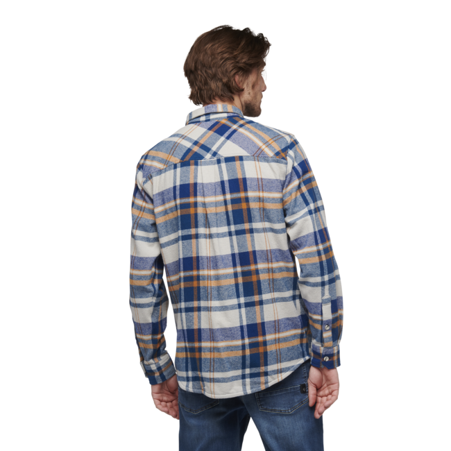 Black Diamond Project Flannel фланелена риза мъжка, pewter-индиго каре