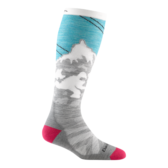 Darn Tough Yeti OTC чорапи средно леки с възглавничка, Aqua