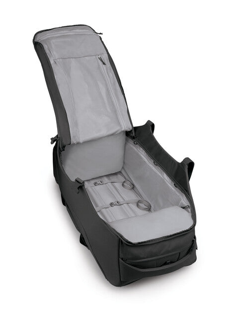 OSPREY SHUTTLE 130 пътна чанта на колелца, черна
