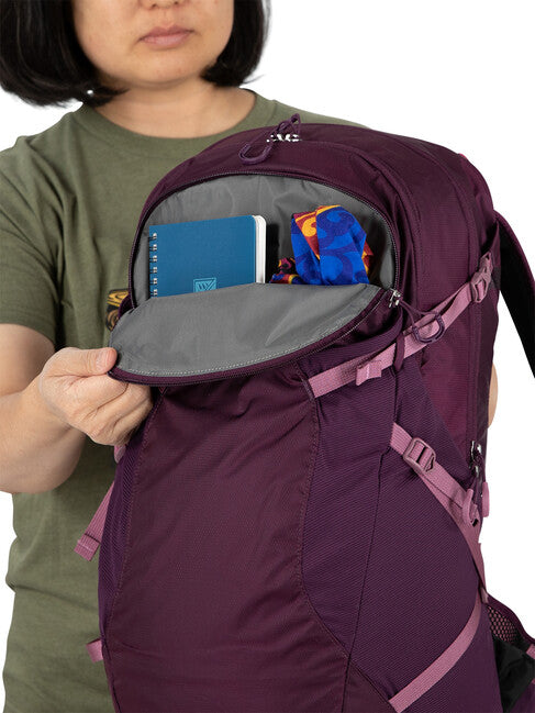 OSPREY SPORTLITE 25 туристическа раница, патладжанова лила