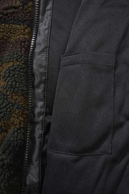 Brandit Teddyfleece яке дамско с качулка, горски камуфлаж