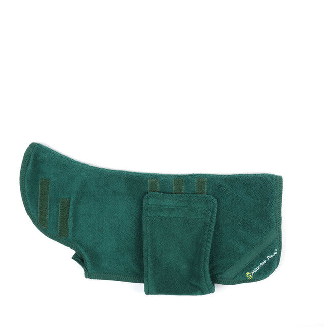 Mountain Paws Dog Robes халат за кучета екстра голям, зелен