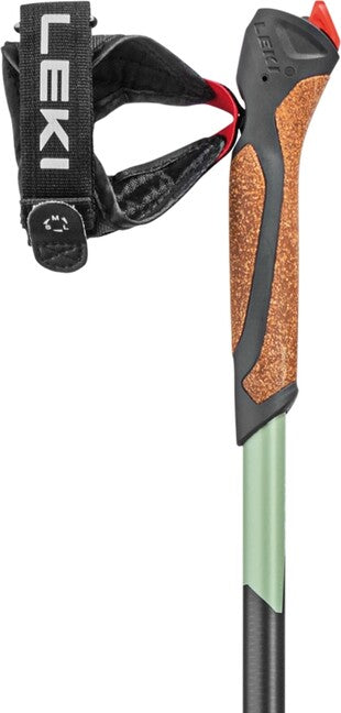 LEKI Smart Response Nordic Walking палици, тъмно антрацит-димно зелено-бяло