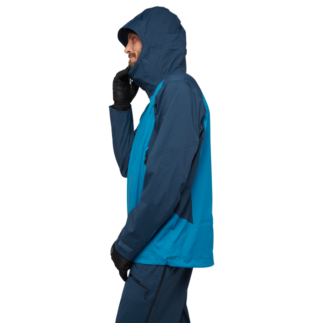 Black Diamond Recon Lt Stretch Shell ски яке мъжко, зимородков-индиго