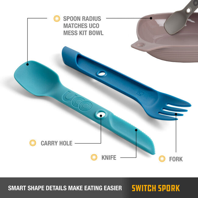 UCO Switch klasična набор прибори Spork синя