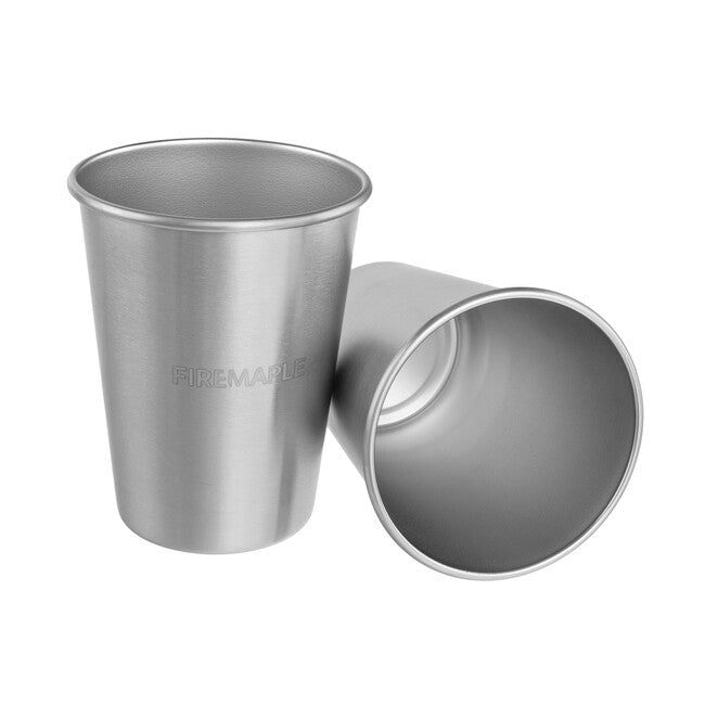 Fire Maple Antarctic чаши от неръжда­ем стомана 350 ml, сребристи, 2бр.