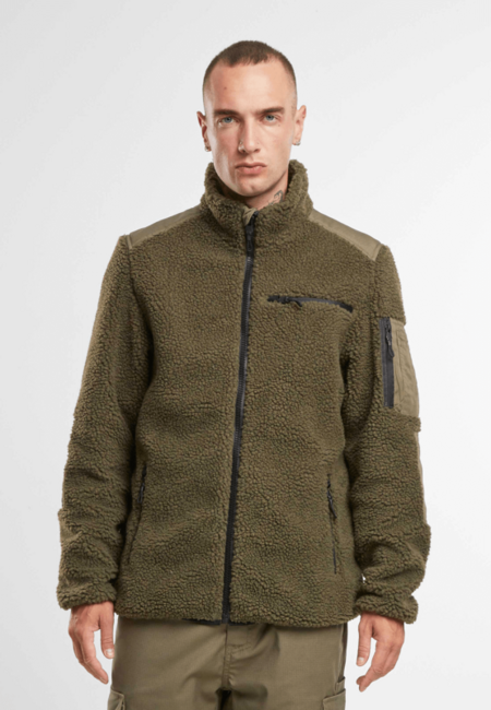 Brandit Ramble яке флисов мъжко Teddyfleece, маслинено