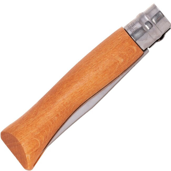 Opinel N°04 сгъваемо острие Carbon Beech, кафяво
