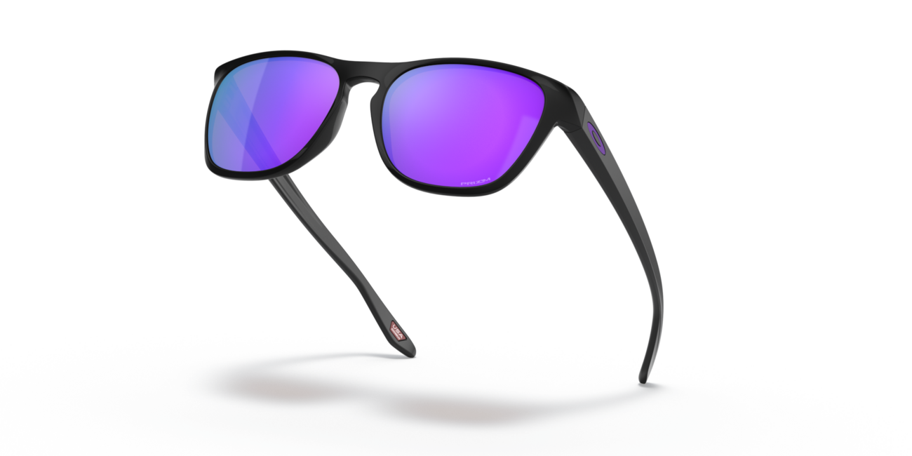 Oakley MANORBURN слънчеви очила с рамка и стъкла, Matte Black, Prizm Violet 56