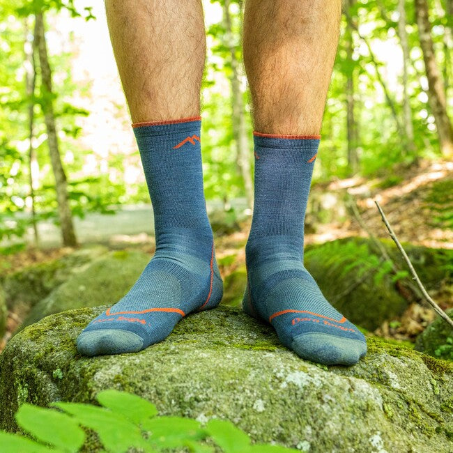 Darn Tough Light Hiker Micro Crew чорапи, леки с възглавничка, Дънка