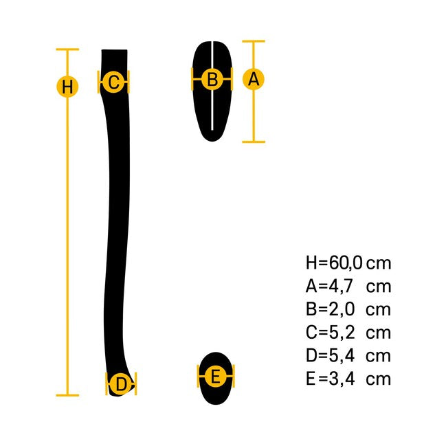 Hultafors Premium Curved дръжка за брадва HB AHC 600-43X18 HB 842770 id