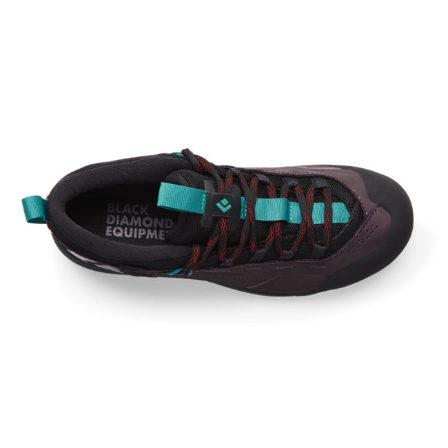 Black Diamond Mission Low Waterproof Approach кожени обувки дамски, mulberry-черно