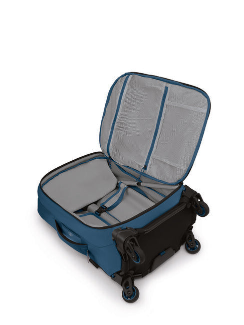OSPREY OZONE 4-WHEEL CARRY ON 36 пътни куфар, крайбрежен син