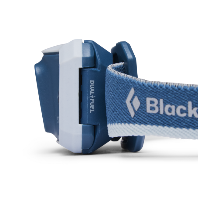 Black Diamond Storm 450 фенер за глава, поточно синьо